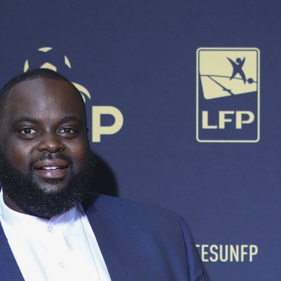 Issa Doumbia au photocall de la 28ème cérémonie des trophées UNFP (Union nationale des footballeurs professionnels) au Pavillon d'Armenonville à Paris, France, le 19 mai 2019.