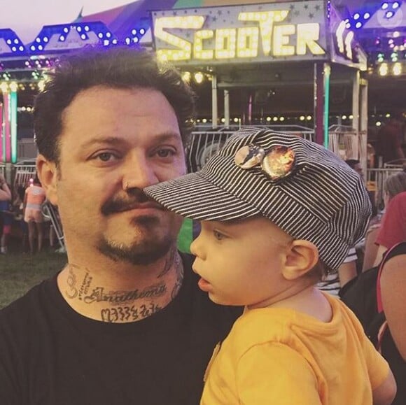 Bam Margera et son fils Phoenix. Août 2019.