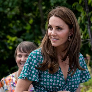 Catherine (Kate) Middleton, duchesse de Cambridge, invite les enfants du centre Anna Freud, de l'hôpital Evelina pour enfants, de Action for Children et de Place2Be à se joindre à elle pour un pique-nique suivi d'une chasse au trésor et une identification d'insectes. Londres, le 1er juillet 2019