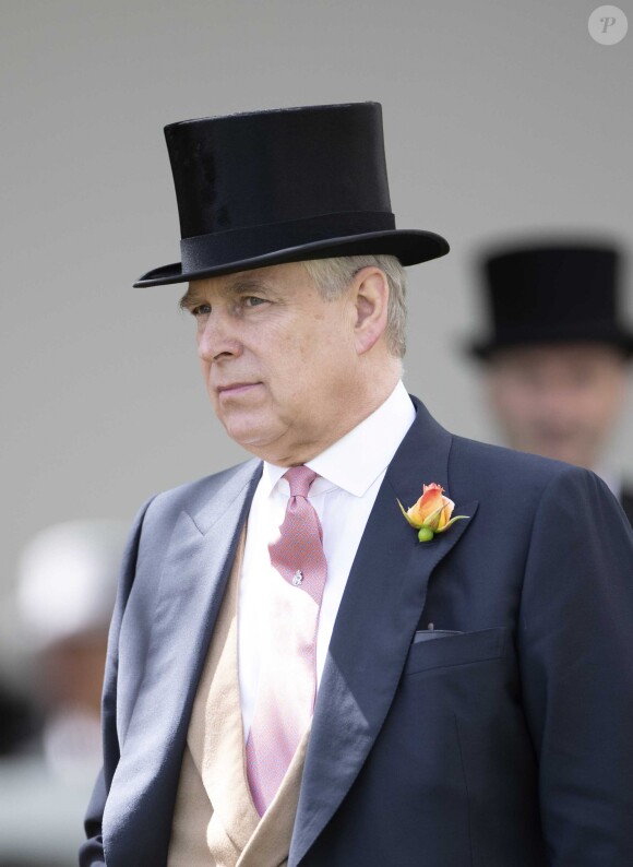 Le prince Andrew, duc d'York - La famille royale d'Angleterre assiste aux courses de chevaux à Ascot le 21 juin 2019.