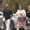 Exclusif - Ashley Graham et son mari Justin Ervin se baladent à New York le 14 avril 2019.