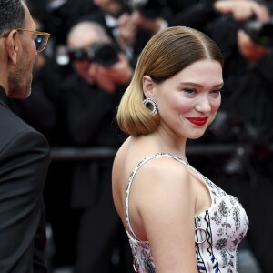 Léa Seydoux à la première du film "Roubaix, une lumière (Oh Mercy!)" lors du 72ème Festival International du Film de Cannes, France, le 22 mai 2019.