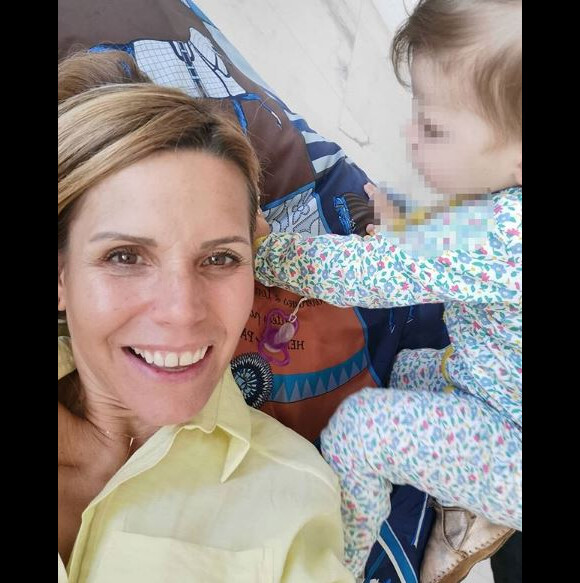 Laura Tenoudji pose avec sa fille Bianca. Instagram, le 31 mai 2019.