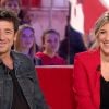 Exclusif - Patrick Bruel, Amanda Sthers - Enregistrement de l'émission "Vivement Dimanche", présentée par M.Drucker, et diffusée le 6 janvier sur France 2. Le 17 décembre 2018 © Guillaume Gaffiot / Bestimage