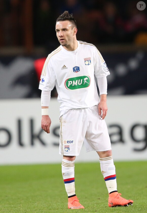 Mathieu Valbuena - Match de coupe de France entre le Psg et Lyon au Parc des Princes à Paris le 10 février 2016.
