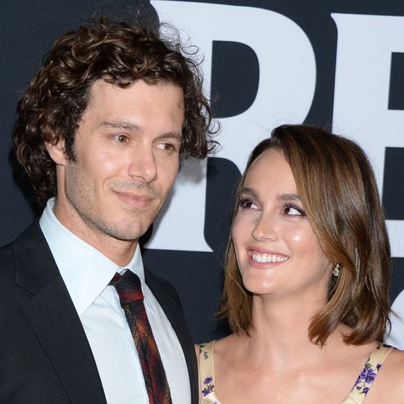 Adam Brody et sa femme Leighton Meester à la première du film "Ready or Not" au cinéma ArcLight à Los Angeles, Californie, Etats-Unis, le 19 août 2019.