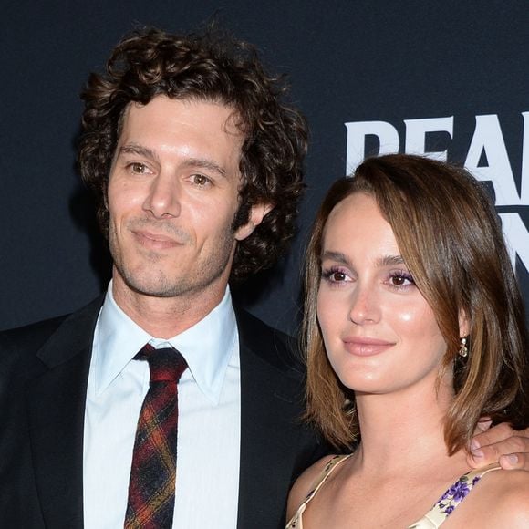 Adam Brody et sa femme Leighton Meester à la première du film "Ready or Not" au cinéma ArcLight à Los Angeles, Californie, Etats-Unis, le 19 août 2019.