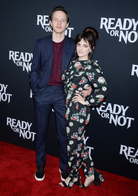 Mark O'Brien et sa femme Georgina Reilly à la première du film "Ready or Not" au cinéma ArcLight à Los Angeles, Californie, Etats-Unis, le 19 août 2019.