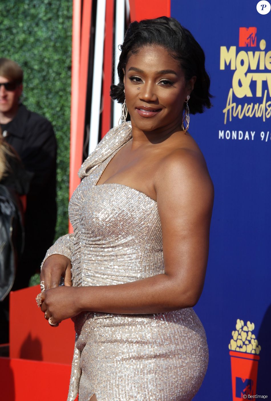 Tiffany Haddish au photocall de la soirée des MTV Movie and TV Awards à