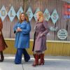 Melissa McCarthy, Tiffany Haddish et Elizabeth Moss sur le tournage de "Les Baronnes" à New York, le 12 janvier 2019.