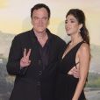 Quentin Tarantino et sa femme Daniella Pick au photocall lors de la première du film "Once Upon A Time in Hollywood" à Rome. Le 2 août 2019