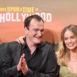 Margot Robbie, Leonardo DiCaprio, Quentin Tarantino, Brad Pitt - Première du film "Once Upon a Time in Hollywood" à Berlin en Allemagne le 1er aout 2019.