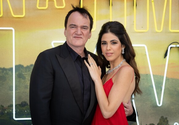 Quentin Tarantino et sa femme Daniella Pick - Avant-première du film "Once Upon a Time in Hollywood" au Odeon Leicester Square à Londres, le 30 juillet 2019.