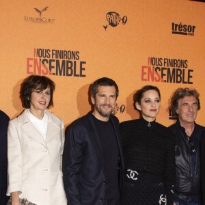 José Garcia, Gilles Lellouche, Laurent Lafitte, Valérie Bonneton, Guillaume Canet, Marion Cotillard, François Cluzet, Clémentine Baert, Pascale Arbillot et Benoit Magimel - Avant-première du film "Nous finirons ensemble" au Gaumont Opéra à Paris le 29 avril 2019. © Pierre Perusseau/Bestimage