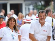 Jean-Luc Reichmann et sa femme Nathalie, duo complice à Saint-Tropez