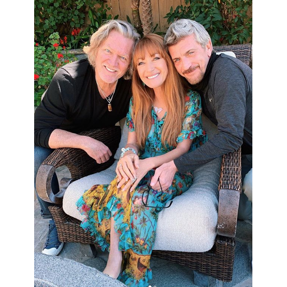 Jane Seymour, Joe Lando et William Shockley prennent la pose ensemble sur Instagram, le 19 mars 2019.