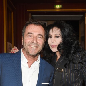 Bernard Montiel et Yamina Benguigui à la générale de la comédie musicale de Jean-Paul Gaultier "Fashion Freak Show" au théâtre des Folies Bergère à Paris le 28 septembre 2018. © Coadic Guirec / Bestimage