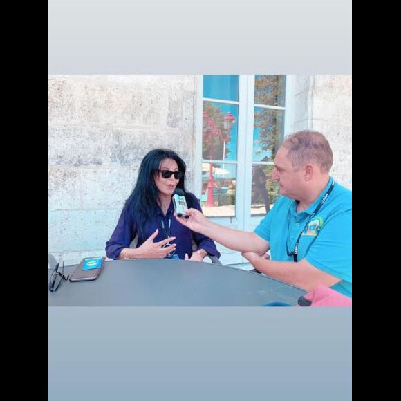 Yamina Benguigui lors de la 12ème édition du festival du Film Francophone d'Angoulême, France, le 23 août 2019. Yamina Benguigui a présenté son documentaire "Le Dernier Poumon du Monde" qui a été ovationné par le public du festval.