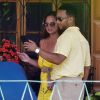 John Legend, sa femme Chrissy Teigen et leurs enfants Luna et Miles passent leurs vacances à Portofino en Italie le 2 juillet 2019.