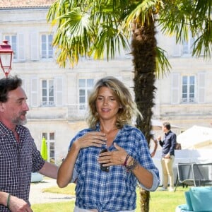 Alice Taglioni et Jean-Paul Rouve pour le film "Je voudrais que quelqu'un m'attende quelque part" lors de la 12ème édition du festival du Film Francophone d'Angoulême, France, le 24 août 2019. © Coadic Guirec/Bestimage