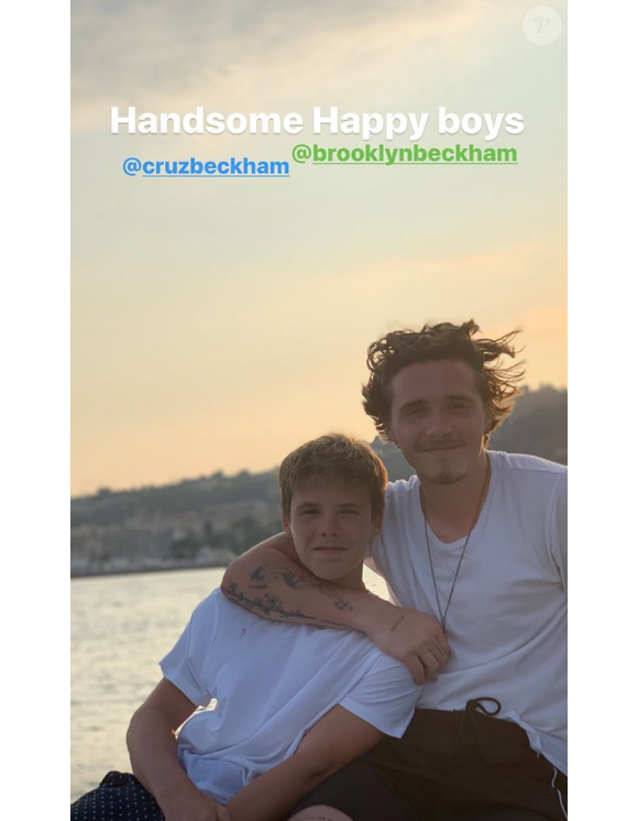 David Beckham a partagé des photos et vidéos de son clan sur Instagram, en vacances dans le Sud de la France, le 25 août 2019.
