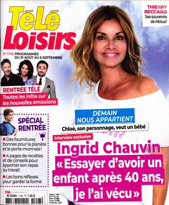Magazine "Télé Loisirs", en kiosques lundi 26 août 2019.