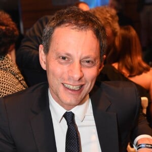 Marc-Olivier Fogiel lors du 34e dîner du Conseil représentatif des institutions juives de France (CRIF) au Carrousel du Louvre à Paris, FRance, le 20 février 2019. © Erez Lichtfeld/Bestimage