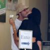 Exclusif - Dua Lipa et son petit ami Anwar Hadid sont allés manger une glace à Malibu. Le 24 août 2019.