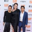 Maddox, Angelina Jolie et Pax lors de la première de "First they killed my father" de Angelina Jolie au Festival International du film de Toronto (TIFF) le 11 septembre 2017.