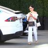 Exclusif - Jenna Dewan à la sortie d'un rendez-vous dans la clinique dermatologique Epione à Beverly Hills, Los Angeles, le 15 juillet 2019.