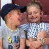 Le prince Oscar et la princesse Estelle de Suède lors de leurs vacances d'été 2019, photographiés par leur mère la princesse héritière Victoria de Suède. ©Instagram cour royale de Suède/Princesse héritière Victoria