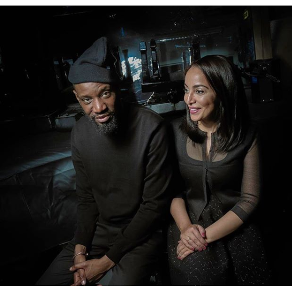 Abd Al Malik et son épouse Wallen sur Instagram, le 8 avril 2019.