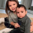 Karim Benzema et ses enfants sur Instagram.