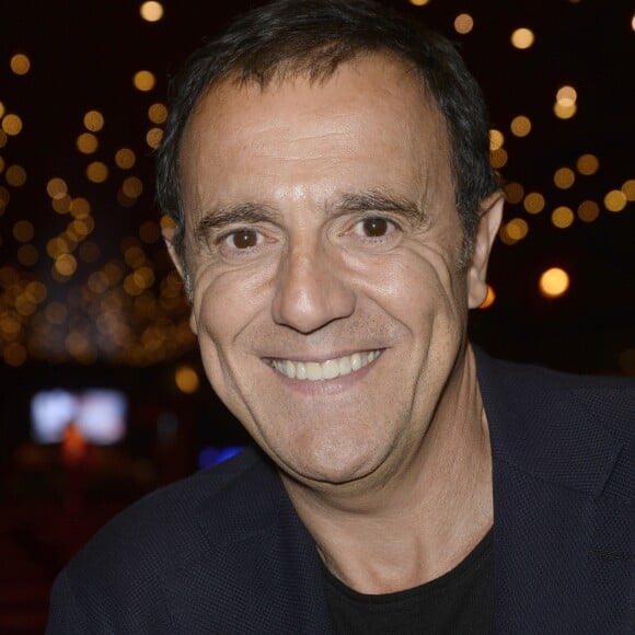 Thierry Beccaro - Concert privé MFM Radio de Patrick Bruel présenté par Bernard Montiel sur un bateau-mouche à Paris le 10 mars 2016. © Coadic Guirec/Bestimage10/03/2016 - Paris