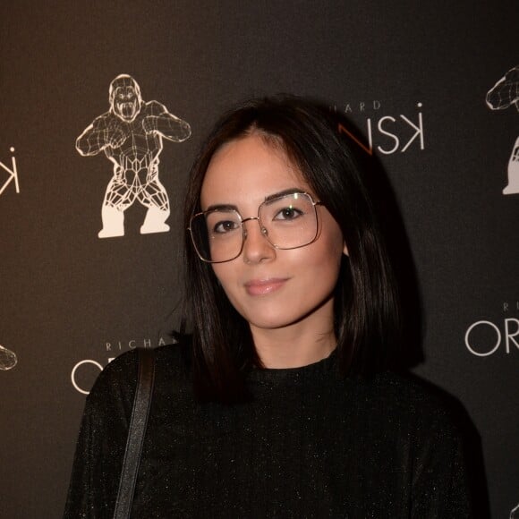 Exclusif - Agathe Auproux - Cocktail d'inauguration de la première galerie Pop Art Concept store entièrement dédié aux oeuvres de Richard Orlinski à Paris, France, le 23 novembre 2017. © Rachid Bellak/Bestimage