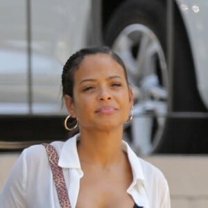 Exclusif - Christina Milian enceinte est allée faire des courses avec sa fille à Los Angeles le 2 septembre 2019