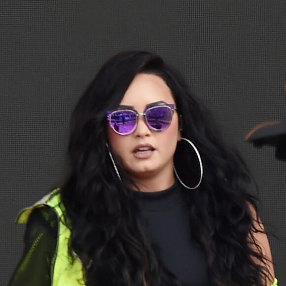 Demi Lovato en concert au BBC Biggest Weekend à Swansea, le 26 mai 2018