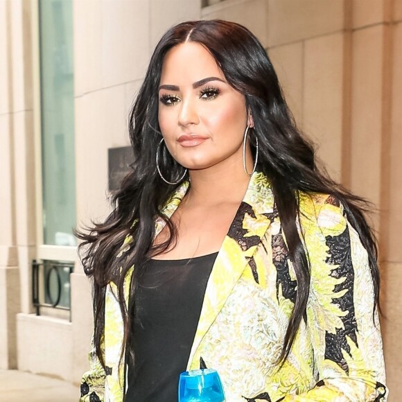 Exclusif - Demi Lovato sort de son hôtel à New York, le 22 mars 2018.