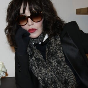 Exclusif - Isabelle Adjani - Soirée de lancement de la nouvelle collection de lunettes 2018-2019 de Nathalie Blanc à Paris le 27 septembre 2018. © Marc Ausset-Lacroix/Bestimage