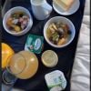 Jesta Hillmann partage son petit déjeuner healthy sur Instagram, le 7 septembre 2019.
