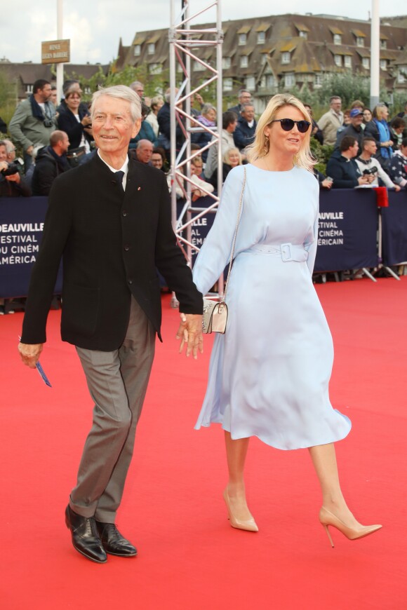 Jean-Claude Narcy et Alice Bertheaume à la première de "Music of My Life", suivi d'un hommage rendu aux 25 ans de la compétition lors du 45e Festival du Cinéma Américain de Deauville, le 7 septembre 2019. © Denis Guignebourg/Bestimage