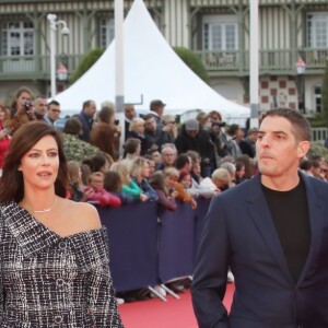 Alice Belaïdi, Roman Kolinka, Anna Mouglalis, Marie-Louise Khondji, à la première de "Music of My Life", suivi d'un hommage rendu aux 25 ans de la compétition lors du 45e Festival du Cinéma Américain de Deauville, le 7 septembre 2019. © Denis Guignebourg/Bestimage