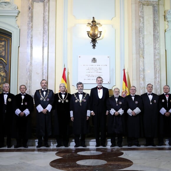 Le roi Felipe VI d'Espagne lors de la cérémonie de la rentrée judiciaire à Madrid le 9 septembre 2019.