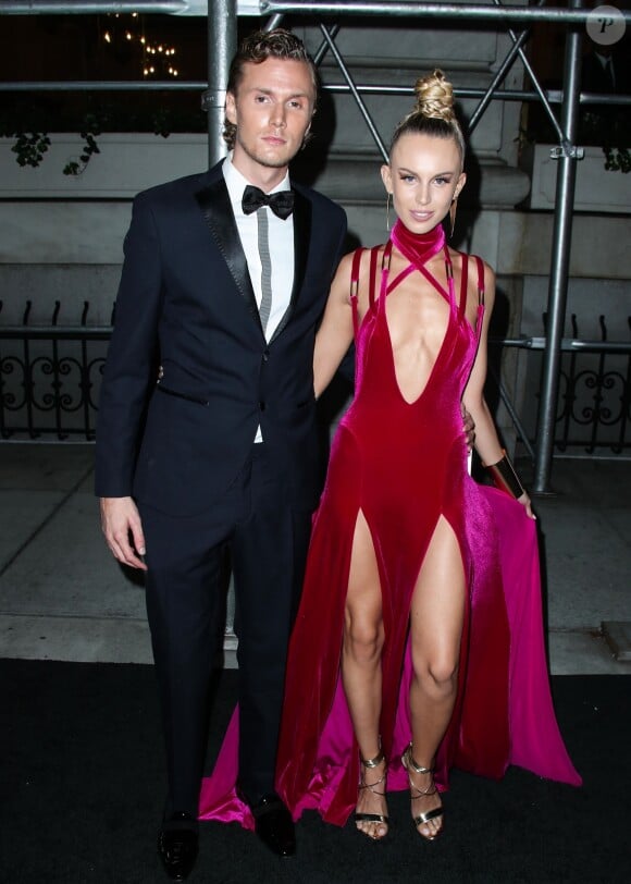 Barron Hilton et sa femme Tessa Hilton - Arrivées à la soirée "The Harper's Bazaar ICONS" à New York. Le 7 septembre 2018