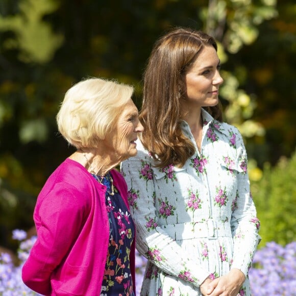 Kate Middleton, duchesse de Cambridge, inaugurant le jardin Back to Nature au jardin botanique de Wisley, le 10 septembre 2019.