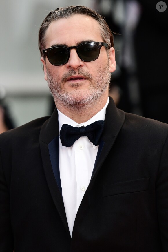Joaquin Phoenix à la cérémonie de clôture du 76e Festival International du Film de Venise (Mostra), le 7 septembre 2019.