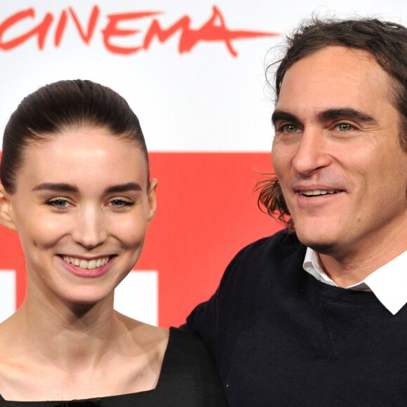 Rooney Mara, Joaquin Phoenix - Photocall du film "Her" lors du 8e festival international du film de Rome, le 10 Novembre 2013.