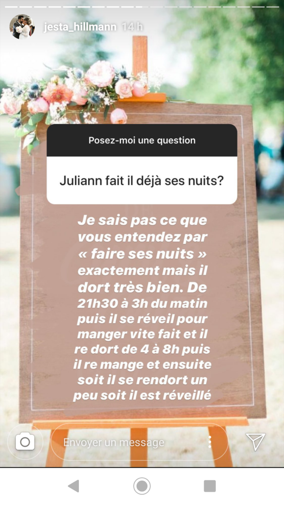 Jesta de "Koh-Lanta" répond aux questions de ses abonnés sur Instagram, le 11 septembre 2019