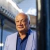 Eric-Emmanuel Schmitt lors de l'enregistrement de l'émission "Animaux Stars" présentée par Bernard Montiel qui sera diffusée le samedi 5 octobre. Le 4 septembre 2019.