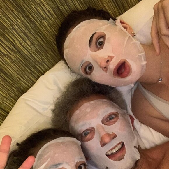 Vincent Cassel et ses filles sur Instagram.